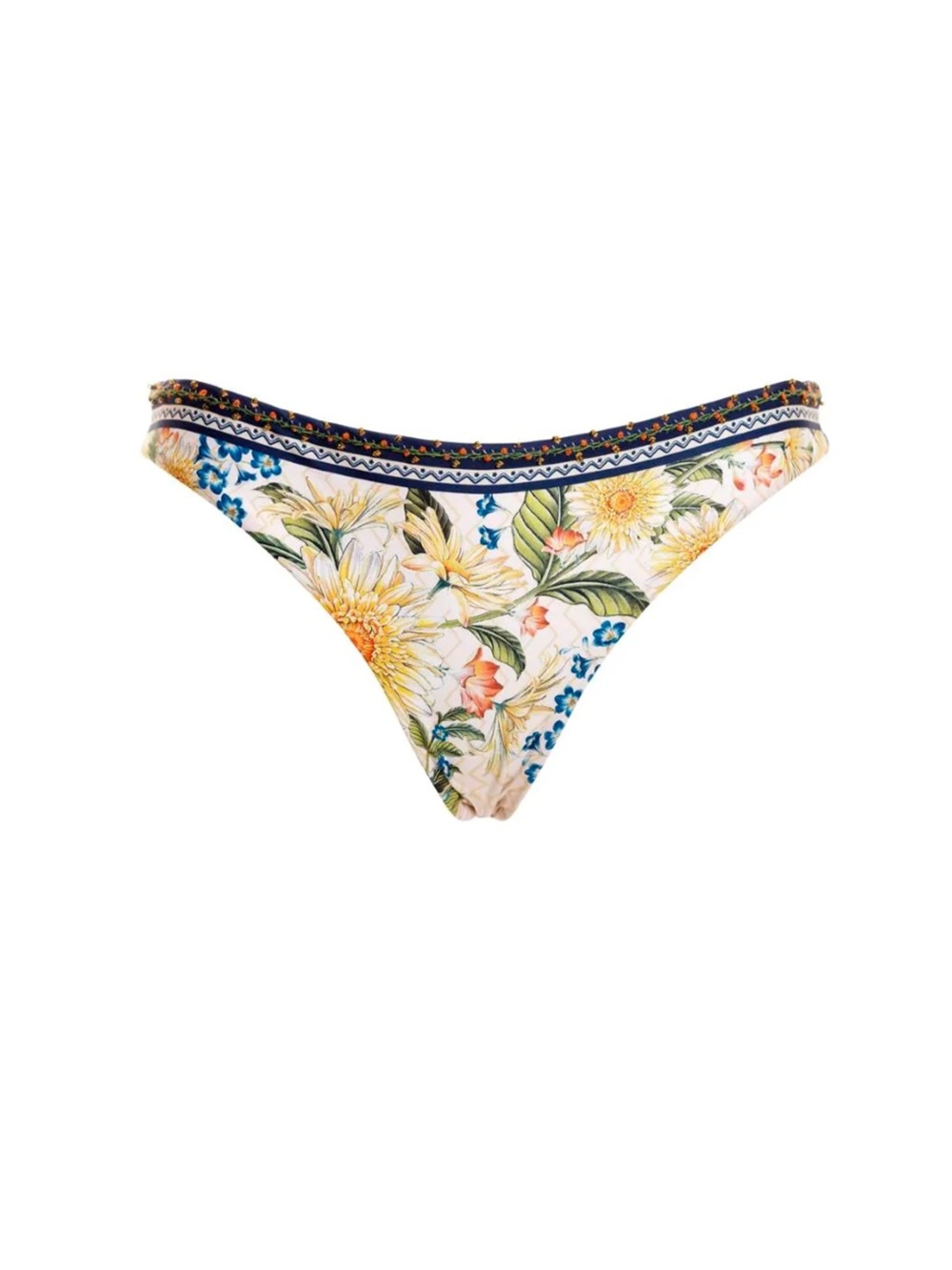 Aqua Bendita Lola Jardim Floral Bikini Bottom